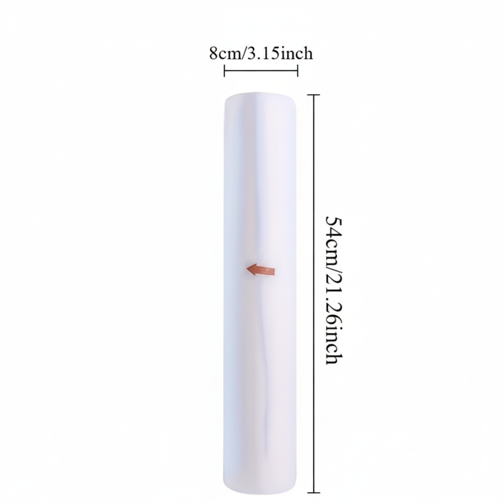 Enhanced Massage Sheet Roll with Measurements - Clean Professional Image