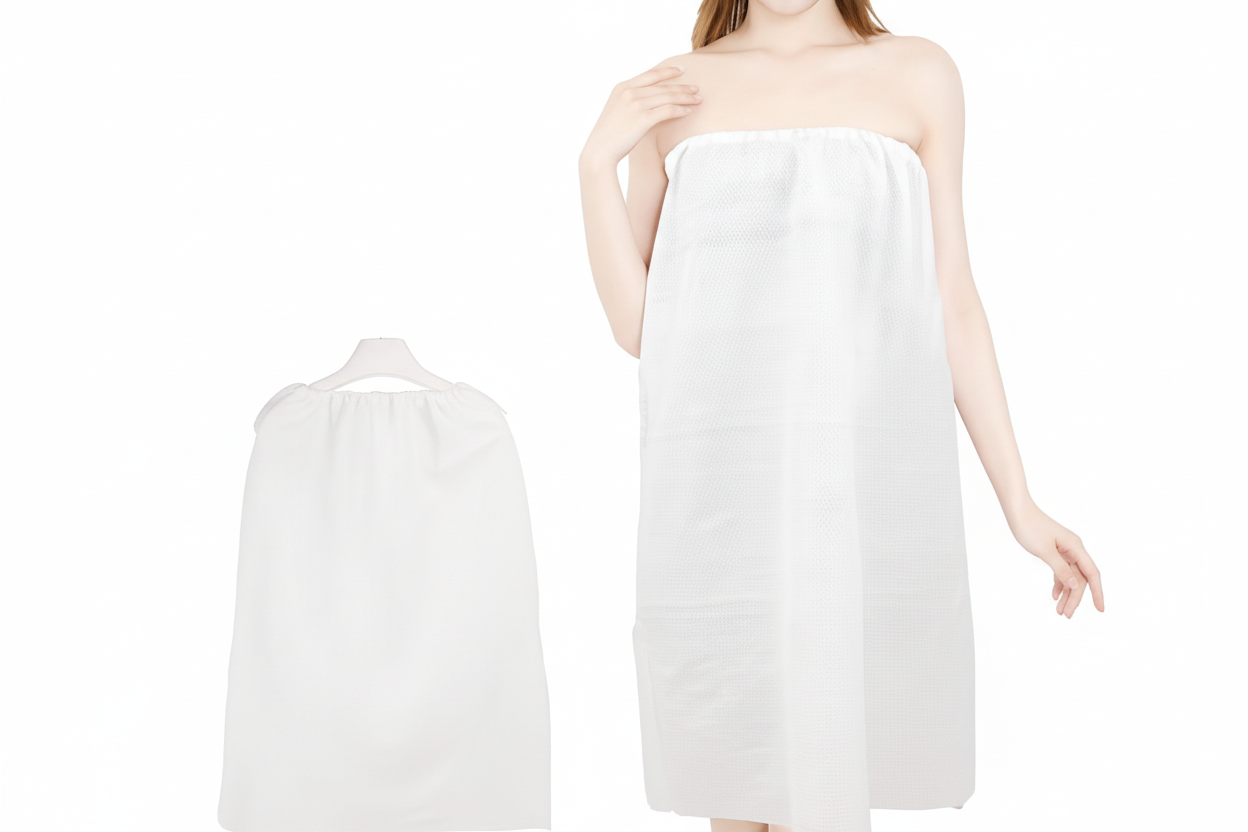 Enhanced White Boob Tube Gown - Professional Product Image