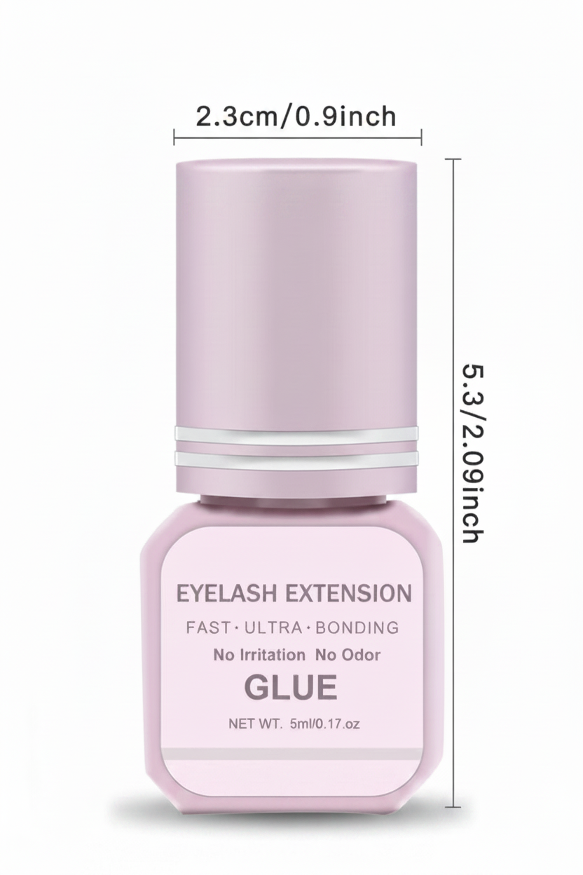 Eyelash Extension Glue - Updated Dimensions