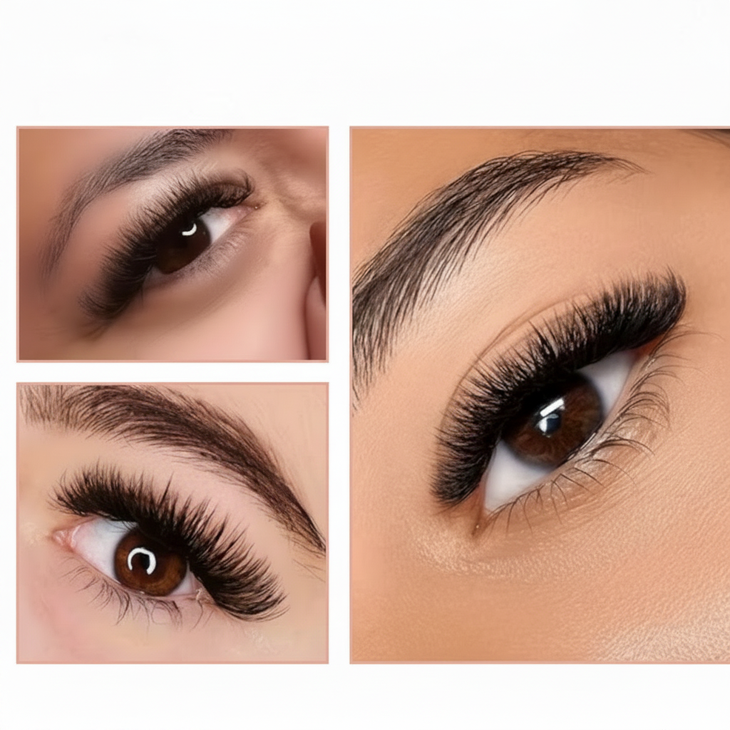 Lash Extensions Collage - No Heading