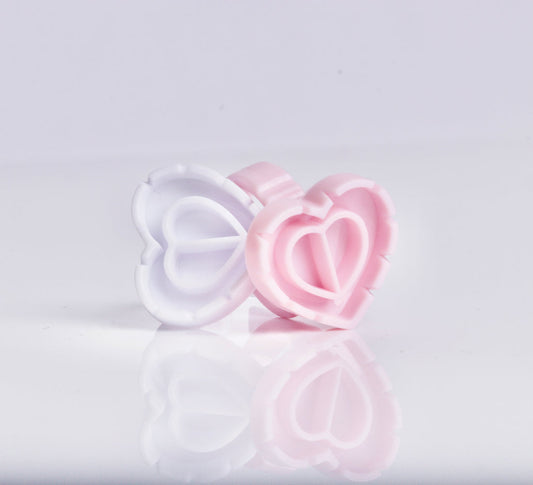 Heart-Shaped Glue Rings (100 Per Pack)