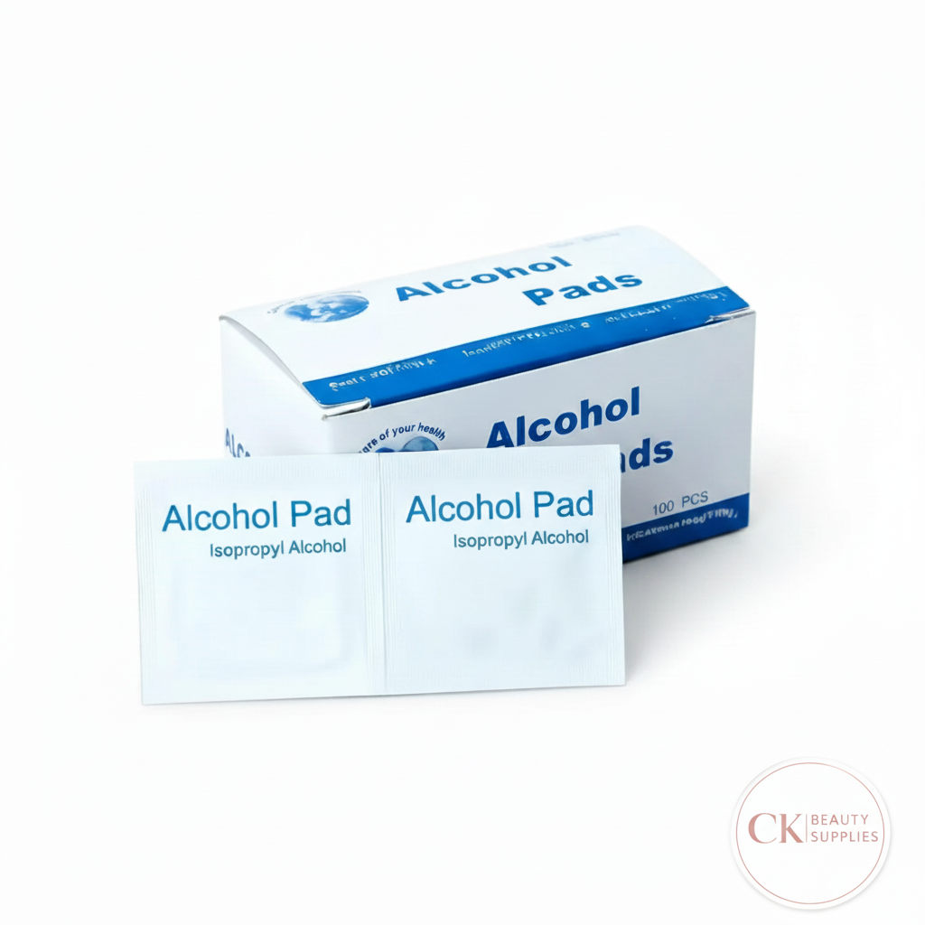 Alcohol Pads with CK Beauty Supplies Logo