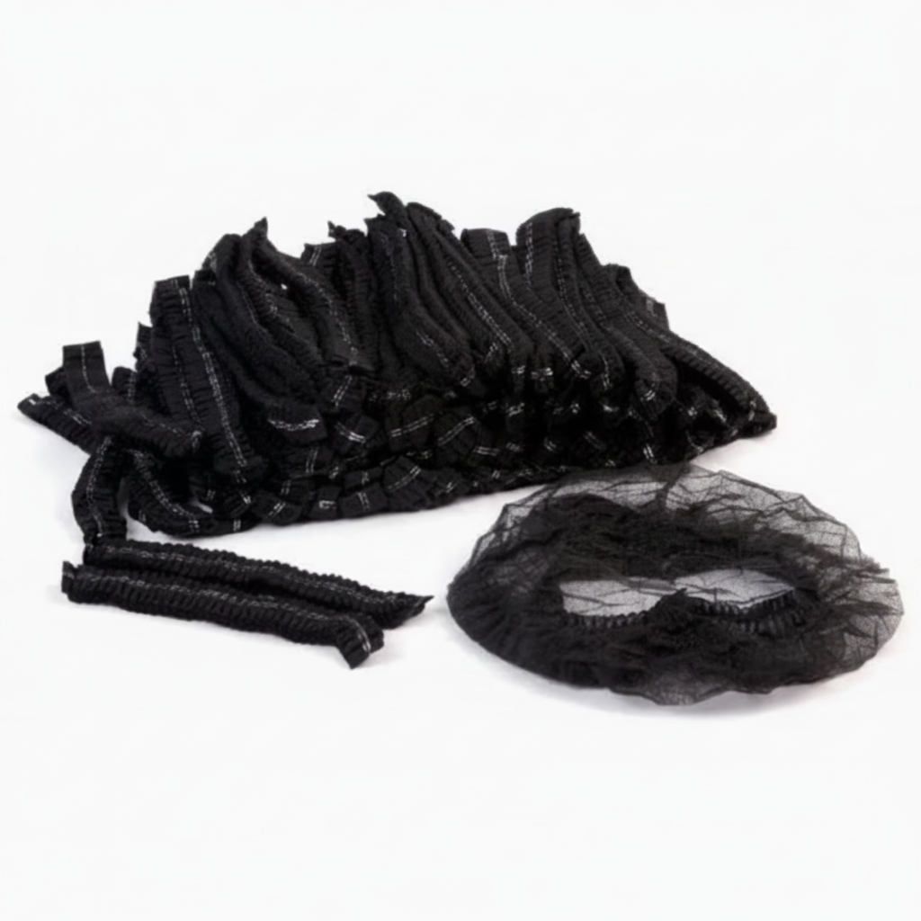 Black Disposable Hair Nets Product Image