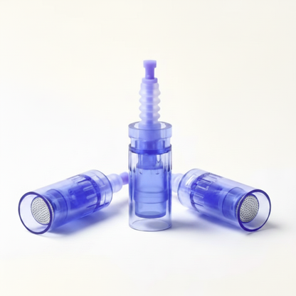 Blue Microneedling Cartridges - Pure White Background