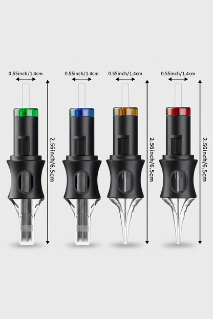 Cartridge Needles Dimensions - Crisp Professional