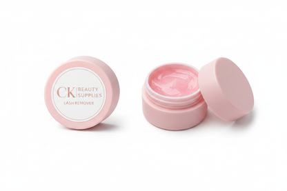 CK Beauty Supplies Lash Remover - Closed & Open Jar