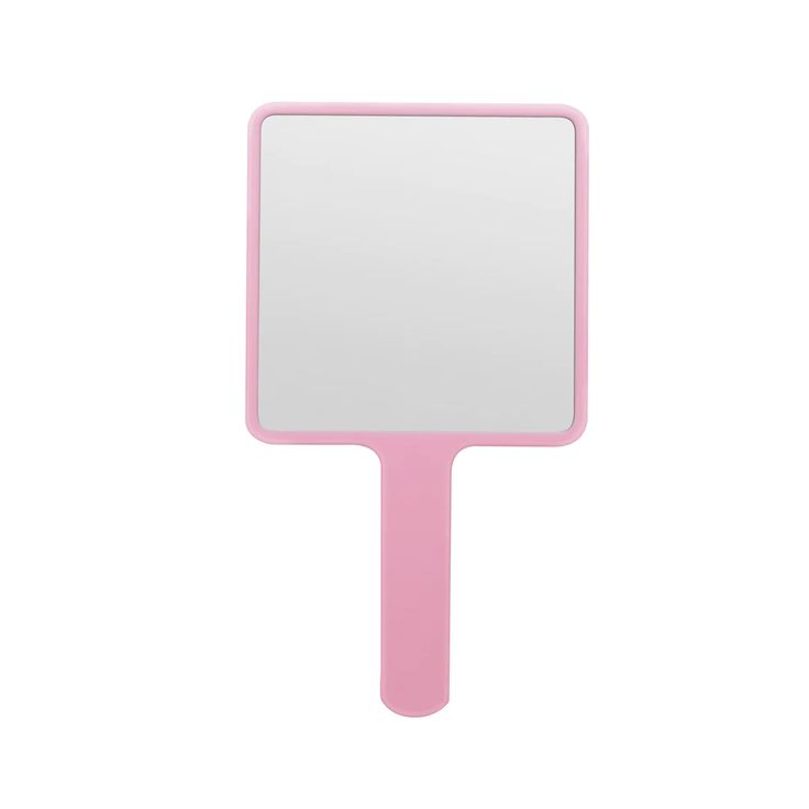 Handheld Square Mirror with Handle – 9cm x 16cm