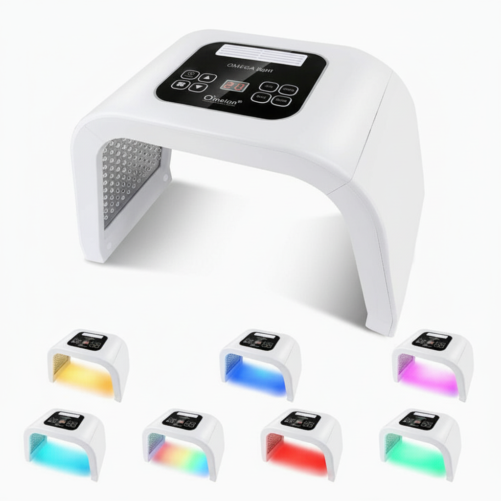 Enhanced LED Light Therapy Device with 7 Color Modes