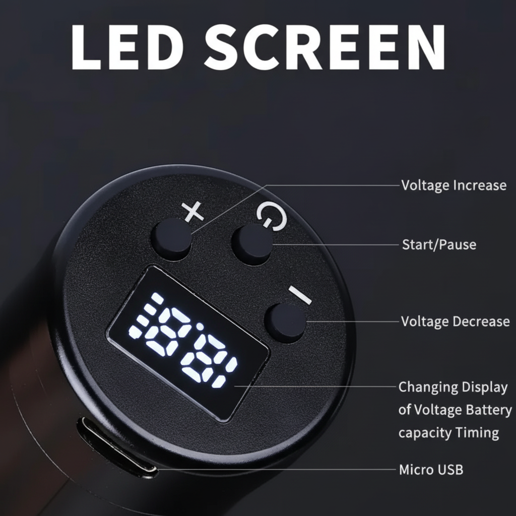 Enhanced LED Screen Control Panel - Professional Image