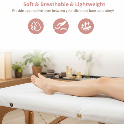 Enhanced Massage Sheet Features - CK Beauty Supplies Brand Colors