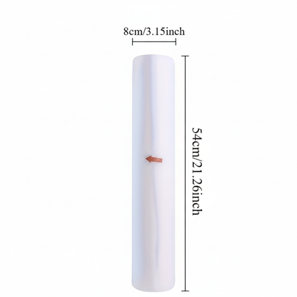 Enhanced Massage Sheet Roll with Measurements - Clean Professional Image