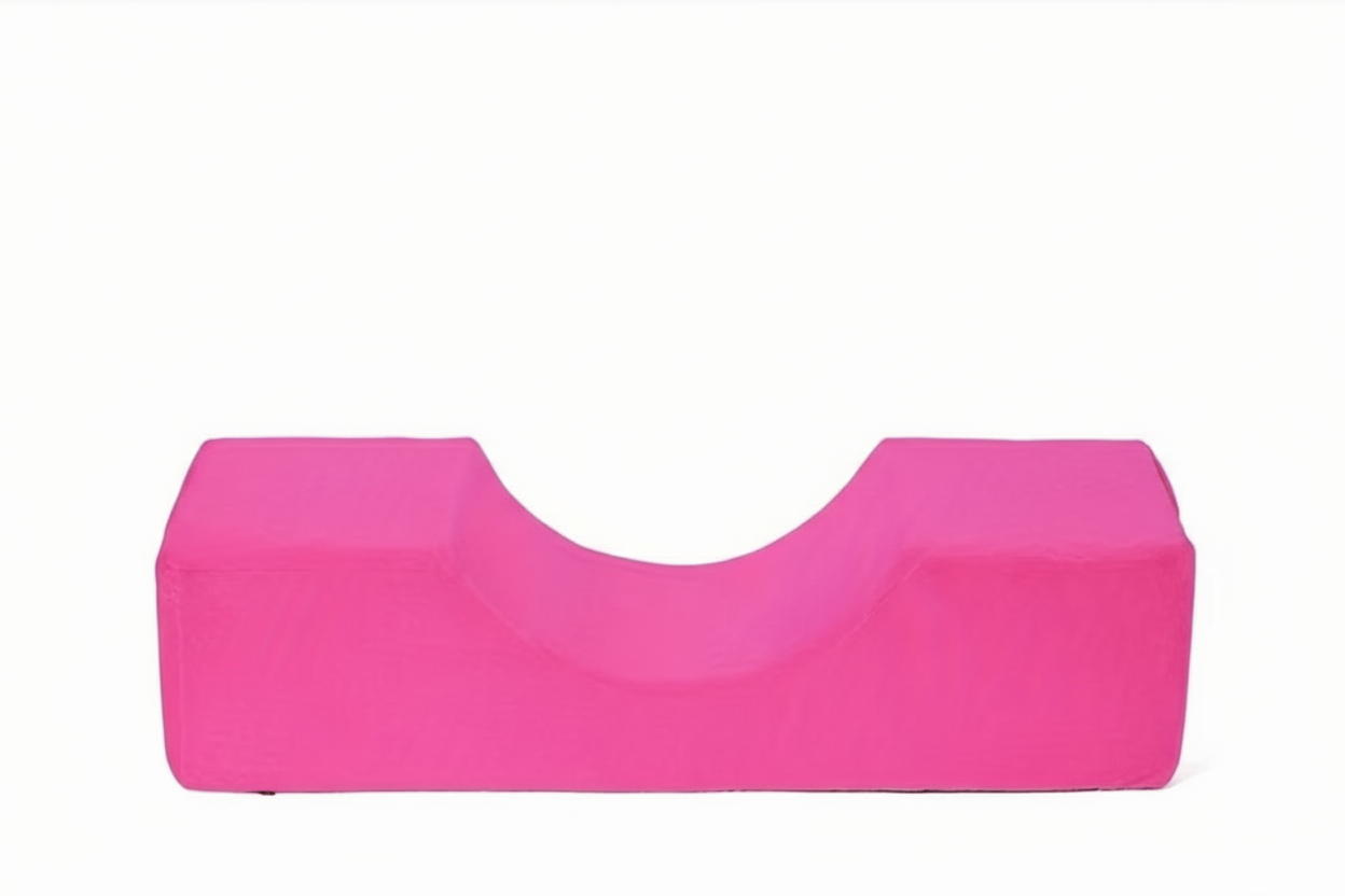 Enhanced Pink Eyelash Extension Pillow - Professional Product Image