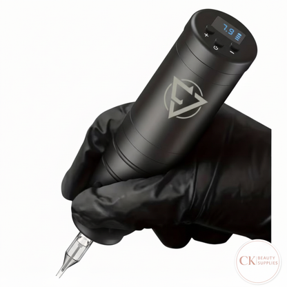Enhanced Wireless Tattoo Pen with CK Beauty Supplies Logo