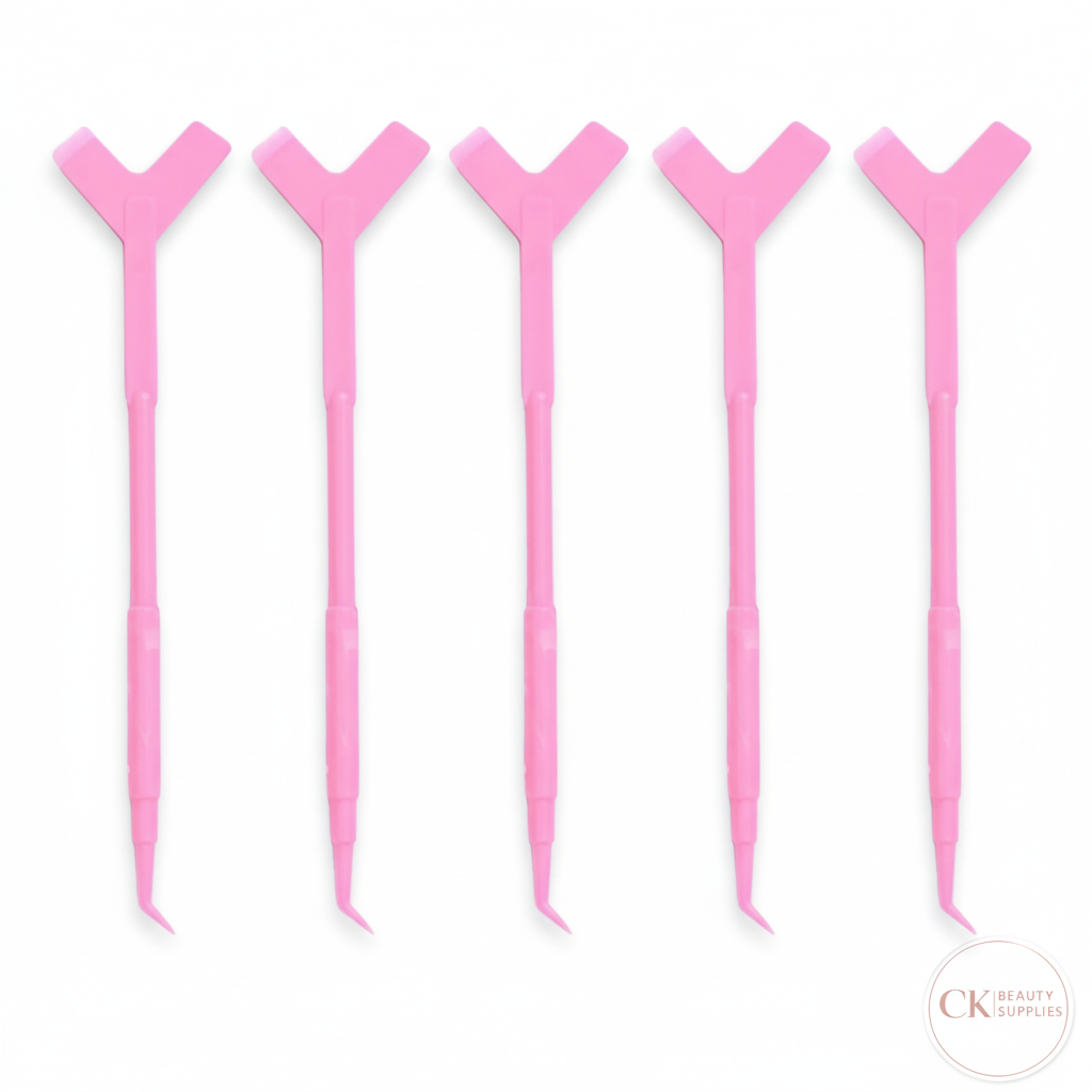 High-Class Pink Lash Lift Tools with CK Beauty Supplies Logo