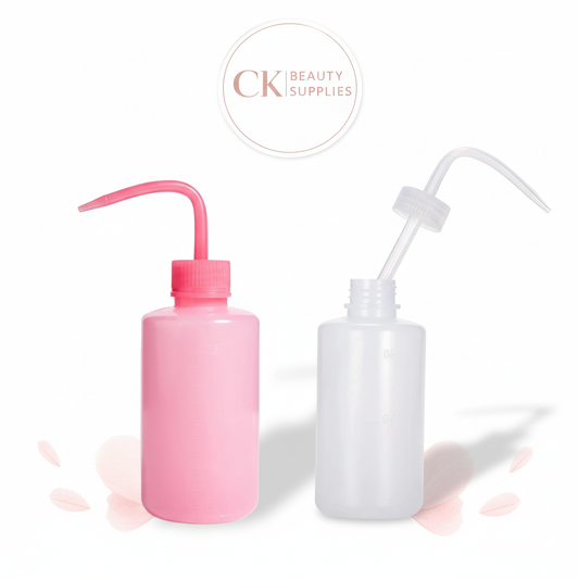 Lash Rinse Bottles - Pink & Clear
