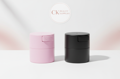 Lash Storage Containers - Pink & Black with CK Logo