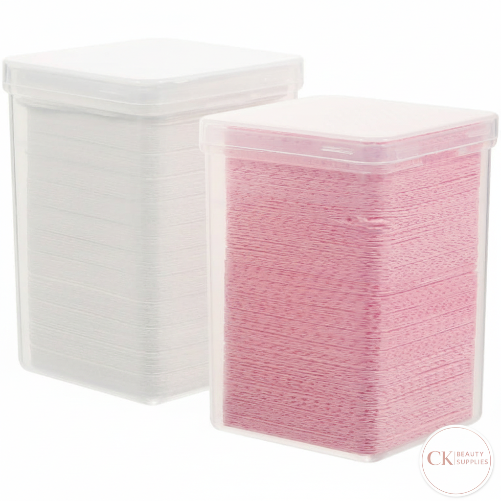 Lint-Free Wipes with CK Beauty Supplies Logo