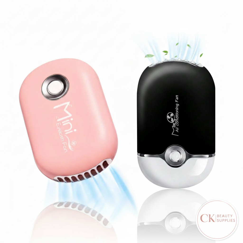 Mini Eyelash Fans with CK Beauty Supplies Logo