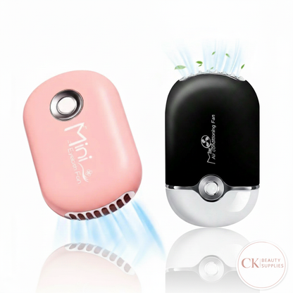 Mini Eyelash Fans with CK Beauty Supplies Logo