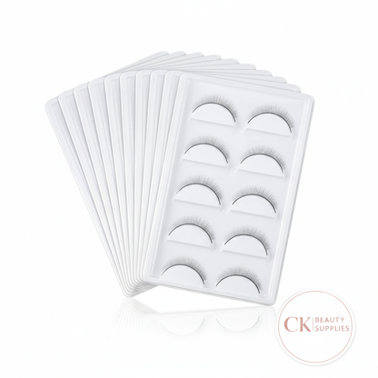 Professional Eyelash Practice Palettes with CK Beauty Supplies Logo