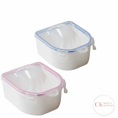 Professional Nail Art Containers with CK Beauty Supplies Logo